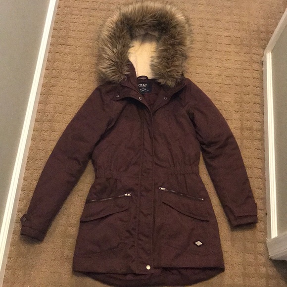 ASOS Brown Parka w Fur and Sherpa Lined Hood🌼 - Picture 1 of 3